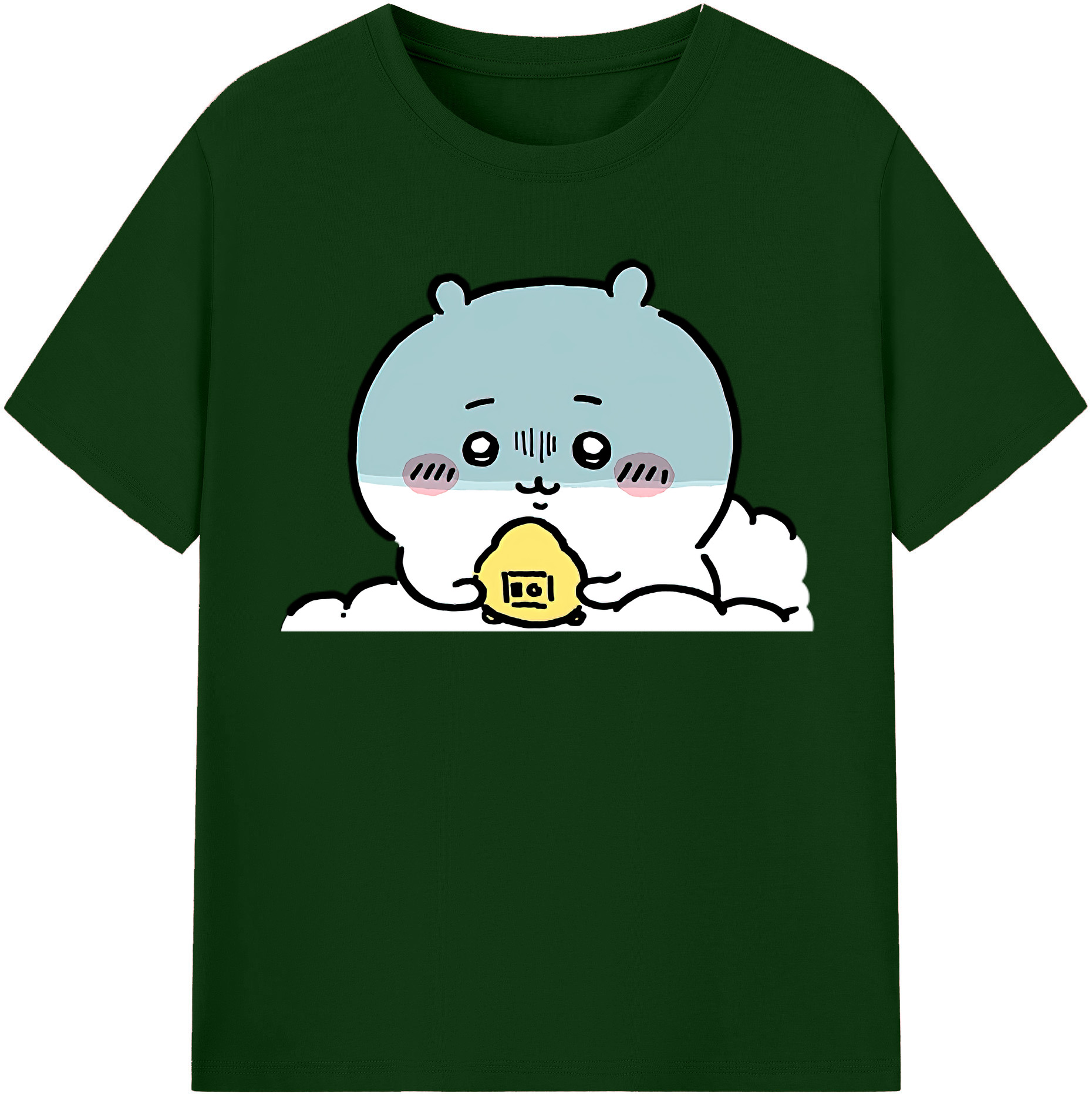 （画像用） ちいかわ ちいかわ Chii-kawa chiikawa 綿100％半袖Tシャツ（フロントプリント）